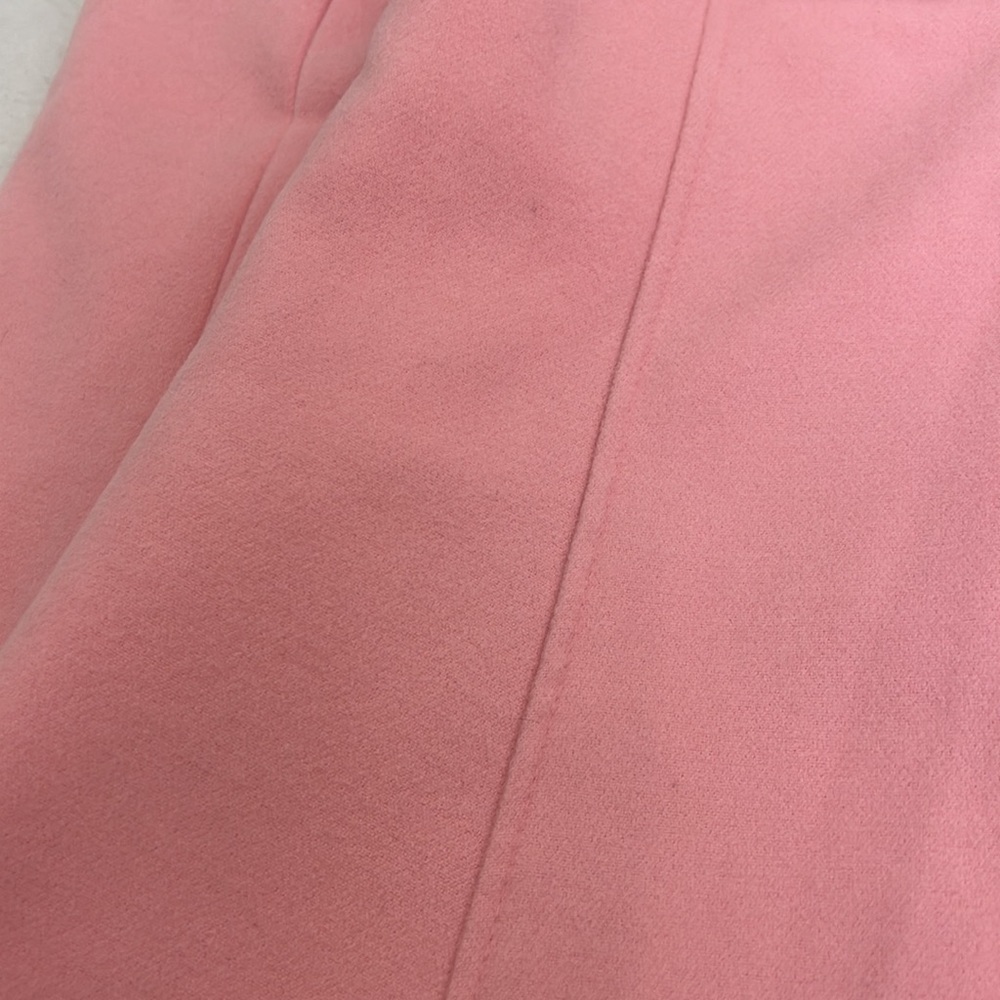 Pink Lolita 3/4 length jacket with lotus blossom collar wool viscose blend - Picture 14 of 14